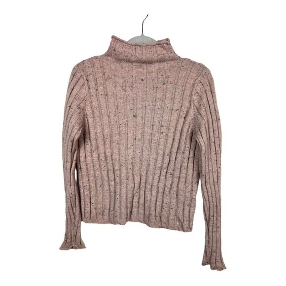 Madewell mock neck wool‎ pink sweater - Picture 1 of 8